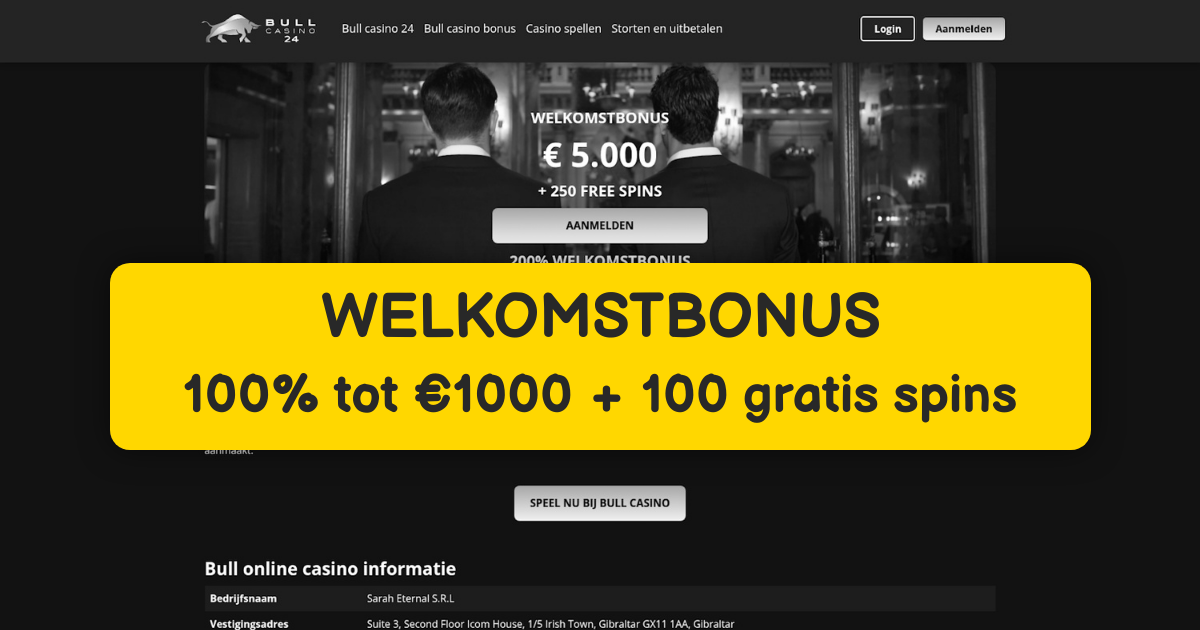 BullCasino24 - Beste Online Casino in Nederland
